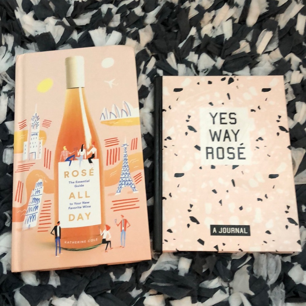 Rosé Wine Hardback Guidebook & Journal Gift Set